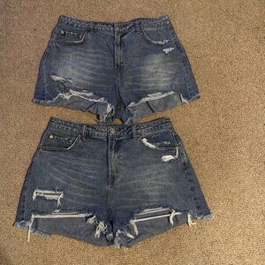 Wild Fable High-Rise Denim Shorts - Blue